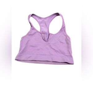 Lavender Razorback Halter V-Neck Tank Top Size XS